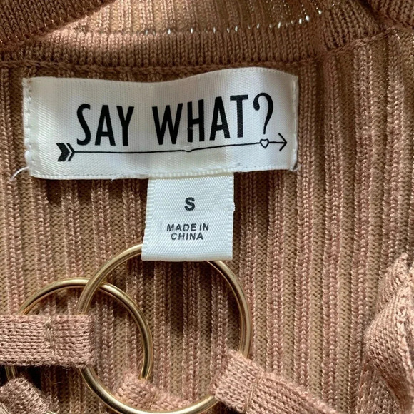 Say What? Chocker Bodycon Sweater Dress - Picture 5 of 7